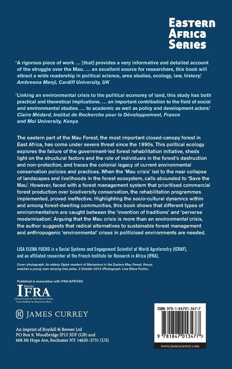 Produktbild: A Political Ecology of Kenya's Mau Forest