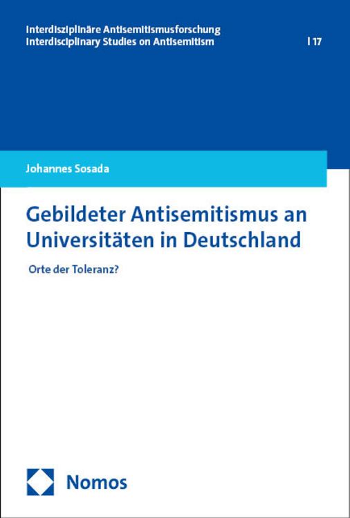 Produktbild: Gebildeter Antisemitismus an Universit&auml;ten in Deutschland