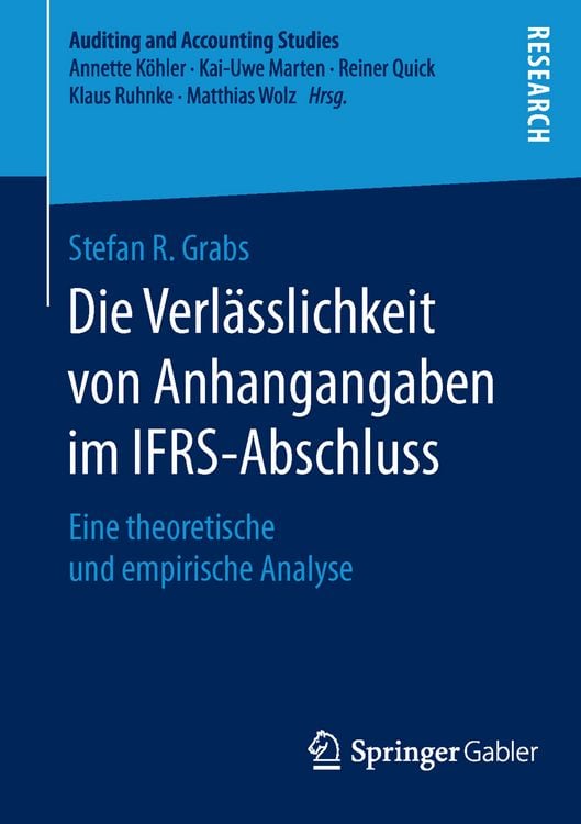 Produktbild: Die Verl&auml;sslichkeit von Anhangangaben im IFRS-Abschluss