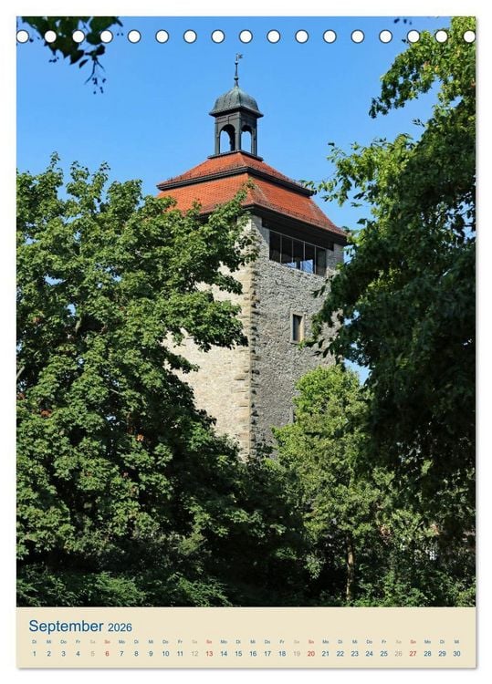 Produktbild: BRUCHSAL (Tischkalender 2026 DIN A5 hoch), CALVENDO Monatskalender