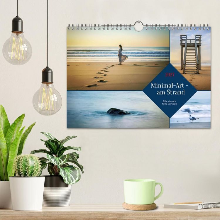 Produktbild: Minimal-Art - am Strand (Wandkalender 2027 DIN A4 quer), CALVENDO Monatskalender