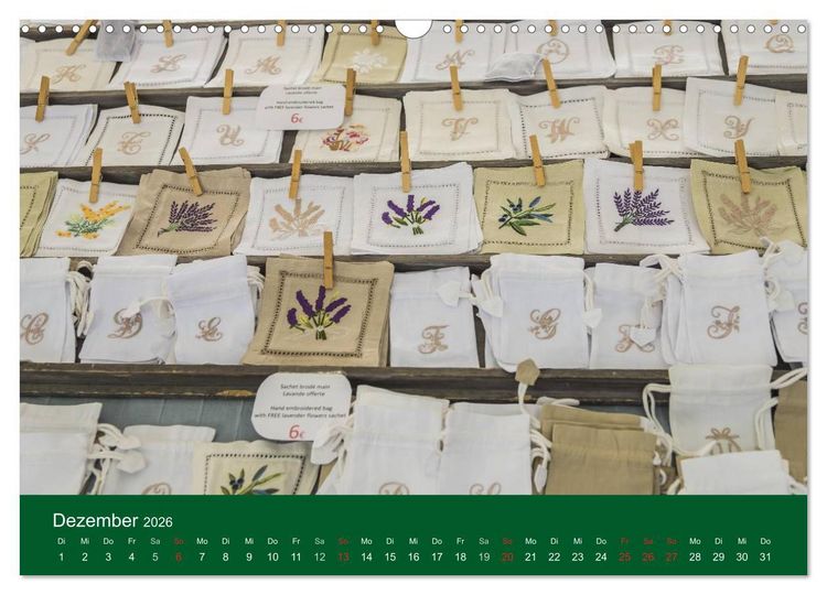 Produktbild: March&eacute; Provencal - M&auml;rkte der Provence (Wandkalender 2026 DIN A3 quer), CALVENDO Monatskalender