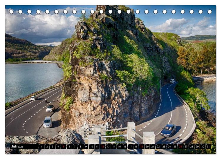 Produktbild: Mauritius - Trauminsel im Indischen Ozean (Tischkalender 2026 DIN A5 quer), CALVENDO Monatskalender