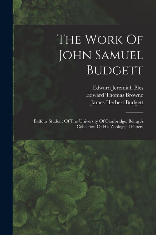 Produktbild: The Work Of John Samuel Budgett