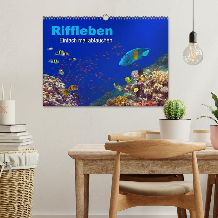 Produktbild: Riffleben - Einfach mal abtauchen (Wandkalender 2026 DIN A3 quer), CALVENDO Monatskalender