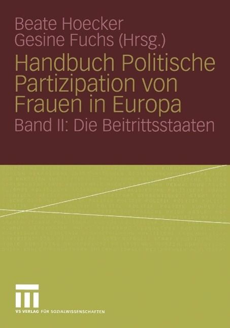 Produktbild: Handbuch Politische Partizipation von Frauen in Europa