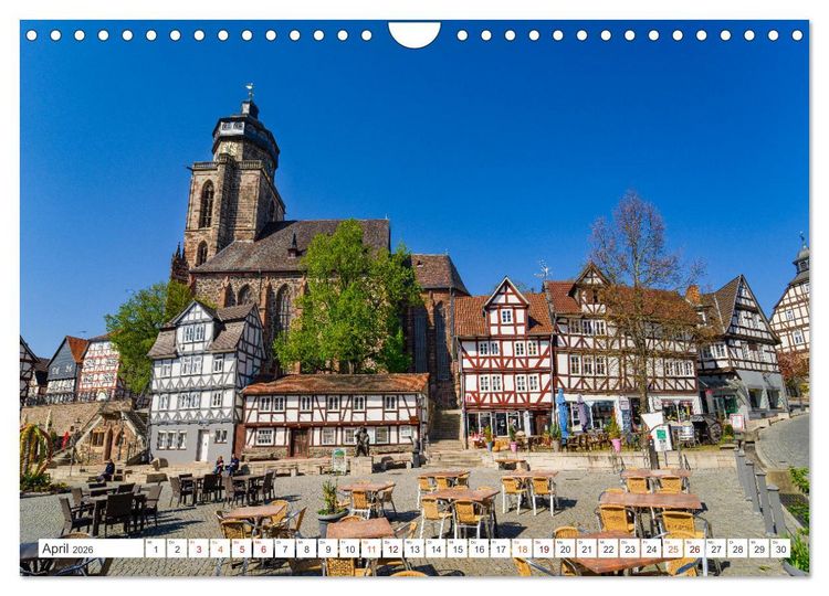 Produktbild: Hessen Impressionen (Wandkalender 2026 DIN A4 quer), CALVENDO Monatskalender