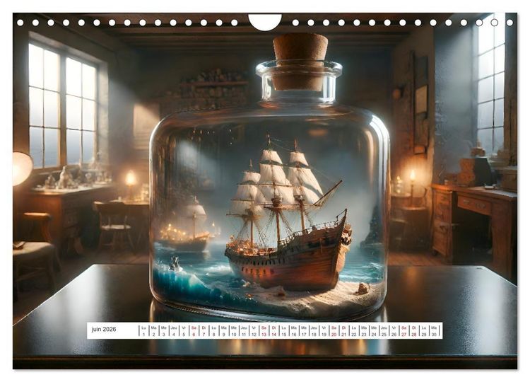 Produktbild: Les voiles et la mer (Calendrier mural 2026 DIN A4 vertical), CALVENDO calendrier mensuel