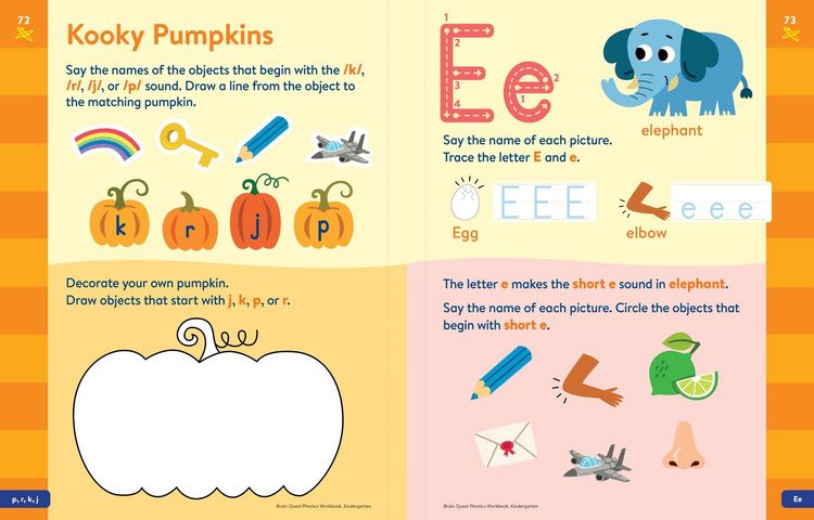 Produktbild: Brain Quest Phonics Workbook: Kindergarten