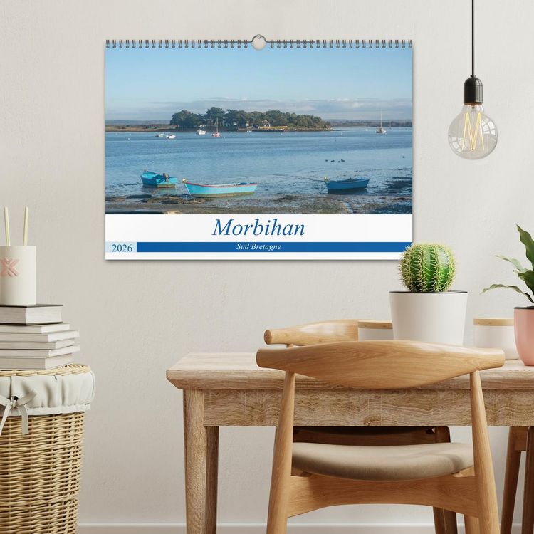 Produktbild: Morbihan, Sud Bretagne (Calendrier mural 2026 DIN A3 vertical), CALVENDO calendrier mensuel
