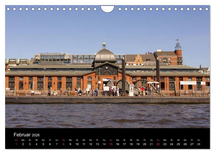 Produktbild: Hansestadt Hamburg (Wandkalender 2026 DIN A4 quer), CALVENDO Monatskalender