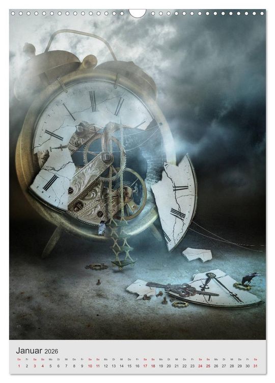 Produktbild: Zwischenzeitlich im Reich der Fantasie (Wandkalender 2026 DIN A3 hoch), CALVENDO Monatskalender