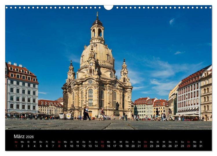 Produktbild: Dresden, das Florenz an der Elbe (Wandkalender 2026 DIN A3 quer), CALVENDO Monatskalender