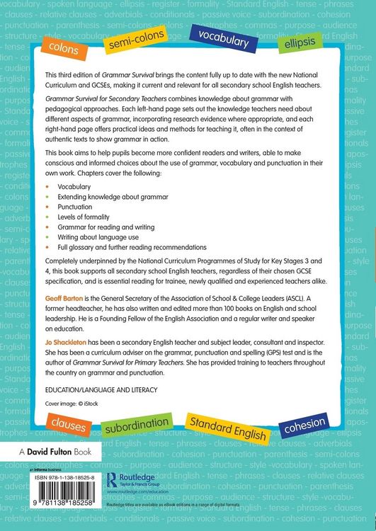 Produktbild: Grammar Survival for Secondary Teachers