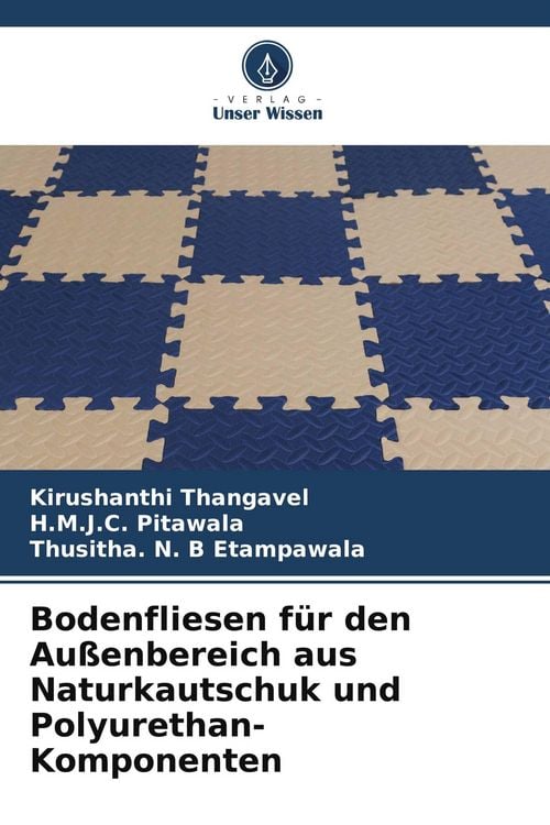 Produktbild: Bodenfliesen f&uuml;r den Au&szlig;enbereich aus Naturkautschuk und Polyurethan-Komponenten