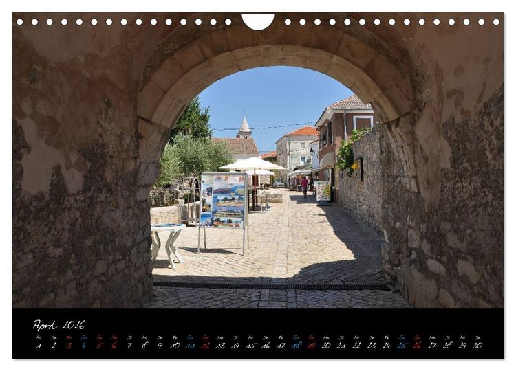 Produktbild: Kroatien - Dalmatien (Wandkalender 2026 DIN A4 quer), CALVENDO Monatskalender