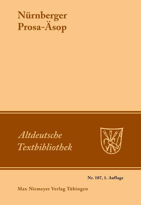 Produktbild: N&uuml;rnberger Prosa-&Auml;sop