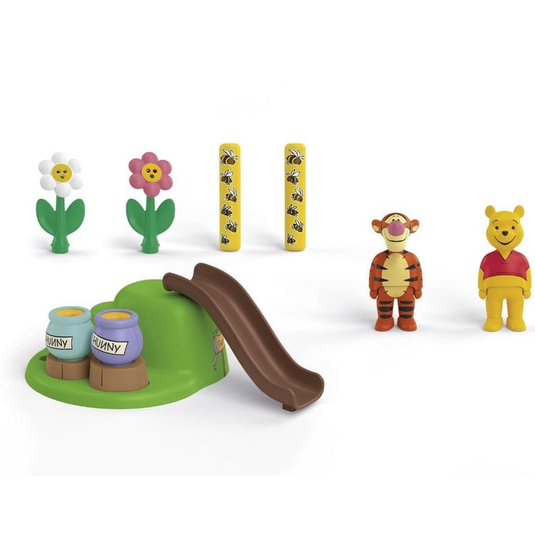 Produktbild: 71694 JUNIOR & Disney: Winnie Puuhs & Tiggers Bienengarten