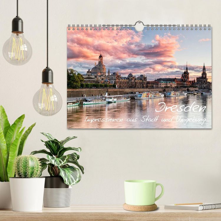 Produktbild: Dresden: Impressionen aus Stadt und Umgebung (Wandkalender 2026 DIN A4 quer), CALVENDO Monatskalender
