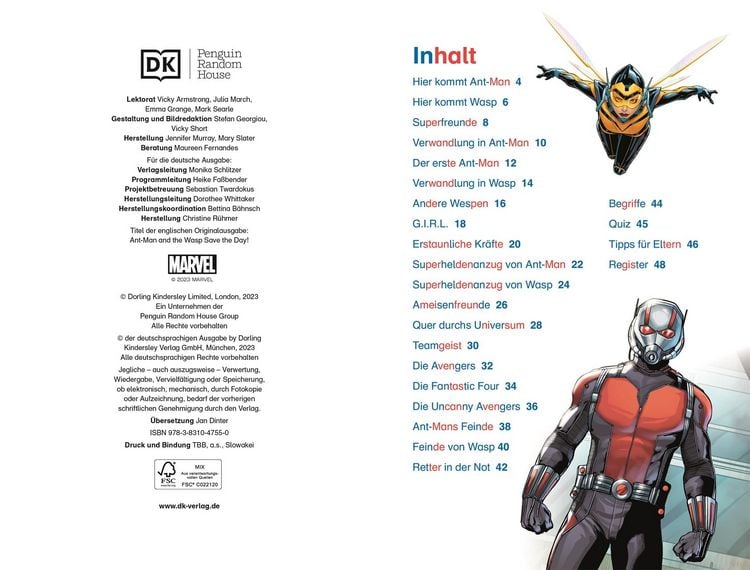 Produktbild: SUPERLESER! MARVEL Ant-Man und Wasp Superstarkes Heldenteam