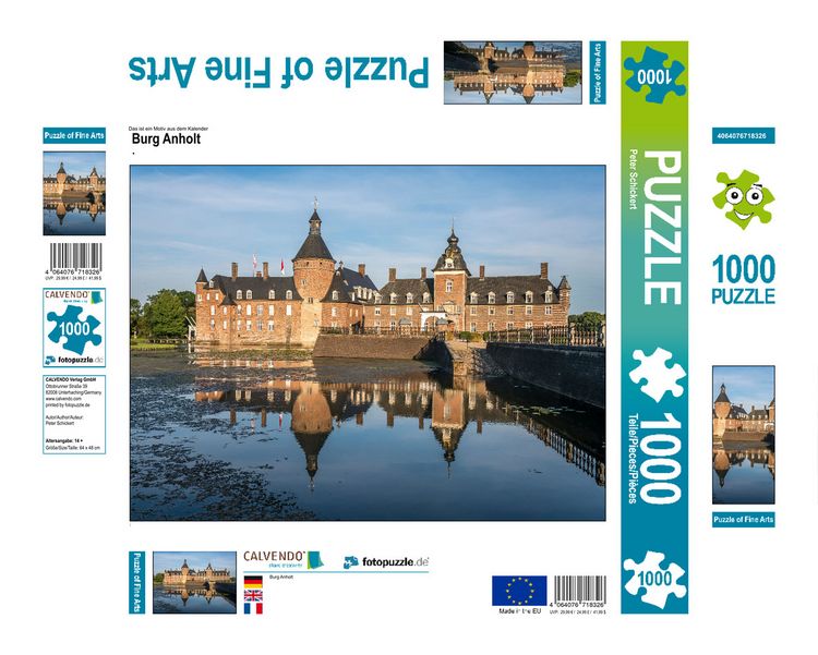 Produktbild: CALVENDO Puzzle Burg Anholt | 1000 Teile Lege-Gr&ouml;&szlig;e 64x48cm Foto-Puzzle f&uuml;r gl&uuml;ckliche Stunden