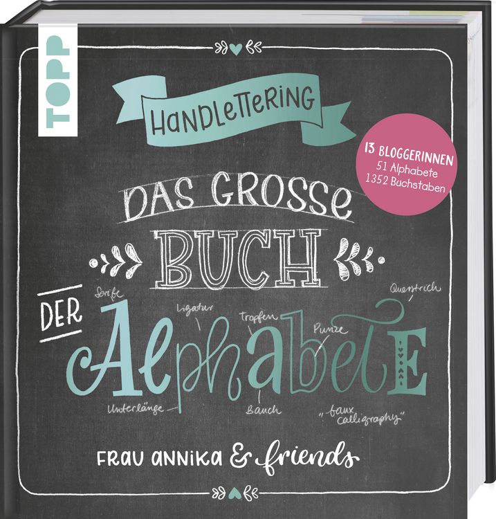 Produktbild: Handlettering. Das gro&szlig;e Buch der Alphabete