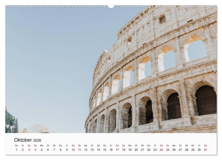 Produktbild: Auf Entdeckungsreise durch Italien (hochwertiger Premium Wandkalender 2026 DIN A2 quer), Kunstdruck in Hochglanz