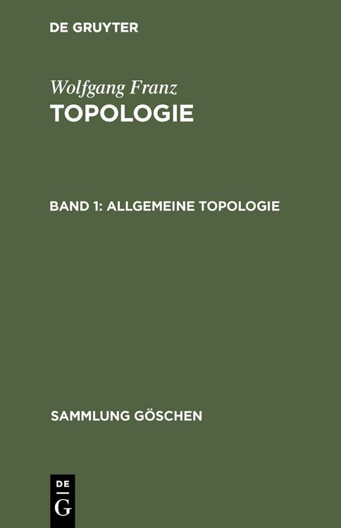 Produktbild: Allgemeine Topologie
