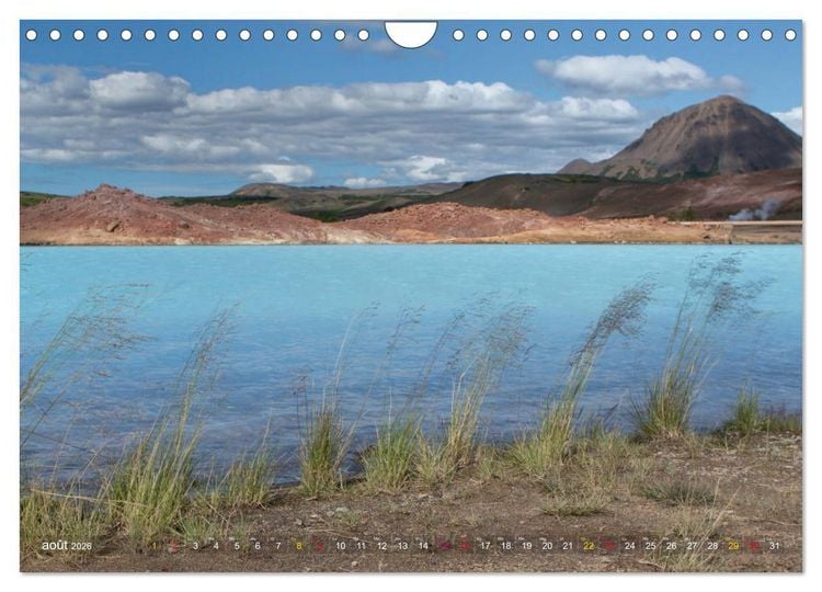 Produktbild: Islande &icirc;le de merveilles naturelles (Calendrier mural 2026 DIN A4 vertical), CALVENDO calendrier mensuel