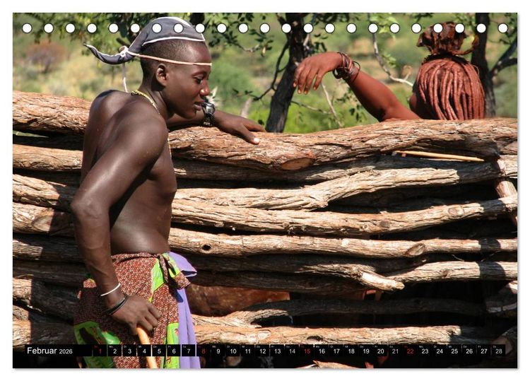 Produktbild: Faszination Afrika Himba (Tischkalender 2026 DIN A5 quer), CALVENDO Monatskalender