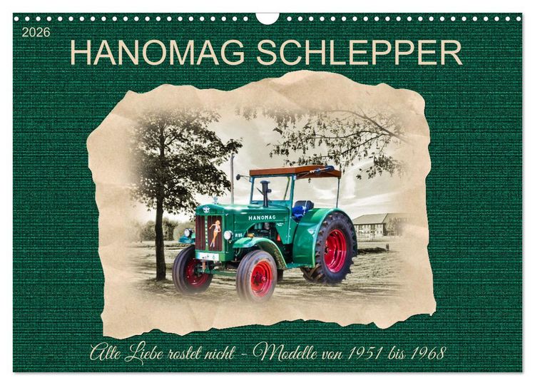 Produktbild: Hanomag Schlepper (Wandkalender 2026 DIN A3 quer), CALVENDO Monatskalender
