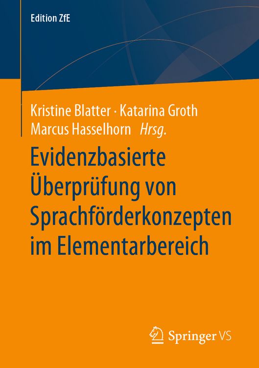 Produktbild: Evidenzbasierte &Uuml;berpr&uuml;fung von Sprachf&ouml;rderkonzepten im Elementarbereich