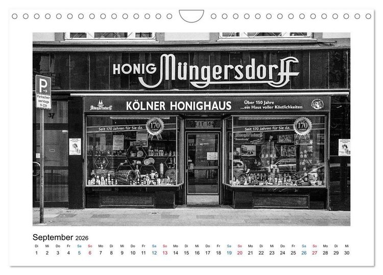 Produktbild: K&ouml;ln. 12 Orte - 1 Stadt (Wandkalender 2026 DIN A4 quer), CALVENDO Monatskalender