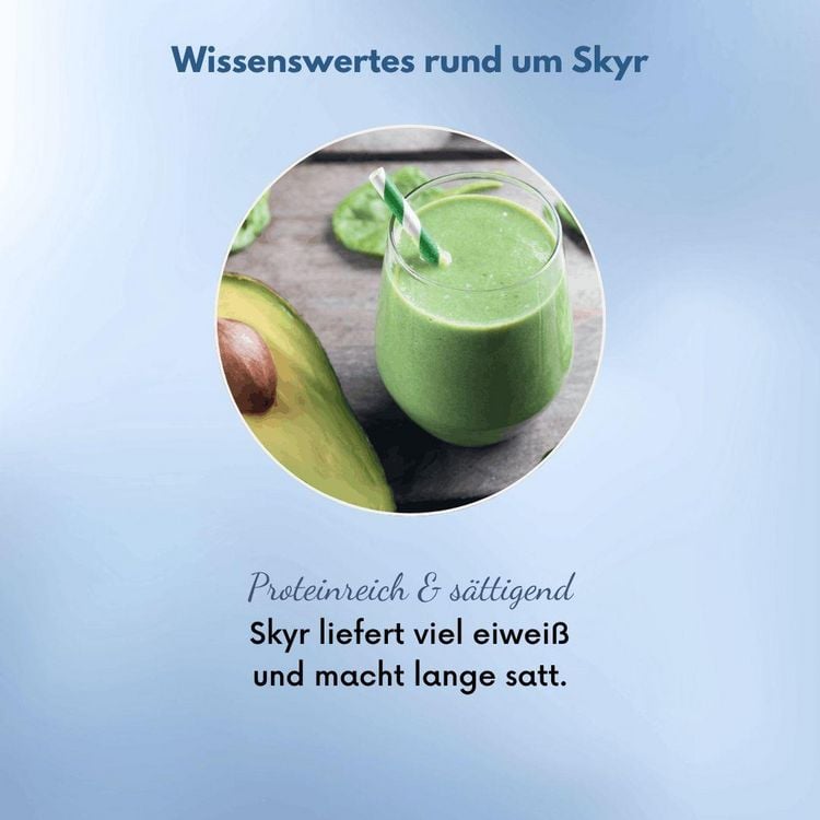 Produktbild: Fit & satt mit Skyr. High-Protein-Rezepte f&uuml;r den bewussten Genuss.