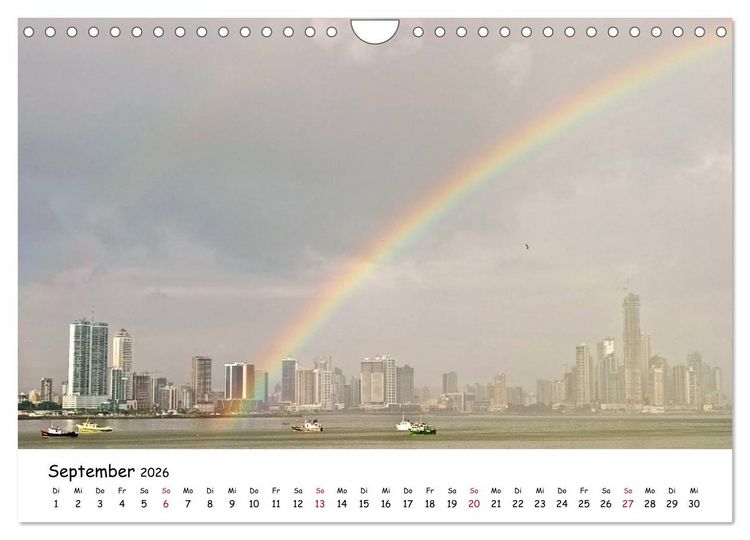 Produktbild: Panama - Finanzwelt und Naturparadies (Wandkalender 2026 DIN A4 quer), CALVENDO Monatskalender