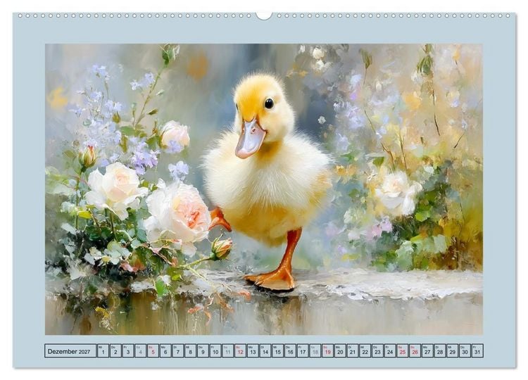 Produktbild: Zwergenten. Bezaubernde Schreih&auml;lse in der Natur (Wandkalender 2027 DIN A2 quer), CALVENDO Monatskalender
