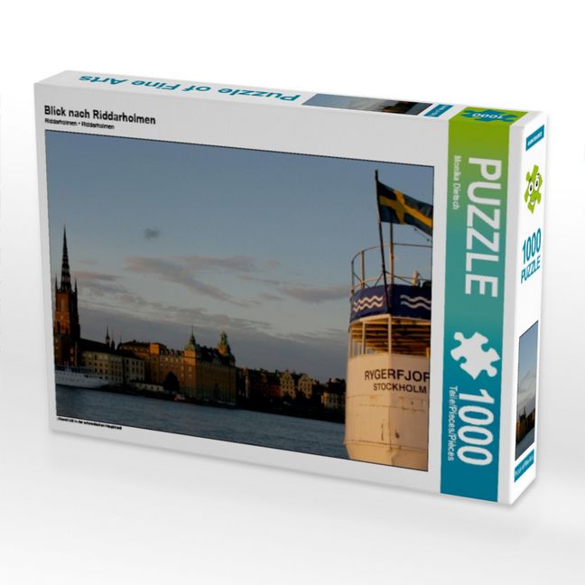 Produktbild: CALVENDO Puzzle Blick nach Riddarholmen | 1000 Teile Lege-Gr&ouml;&szlig;e 64x48cm Foto-Puzzle f&uuml;r gl&uuml;ckliche Stunden