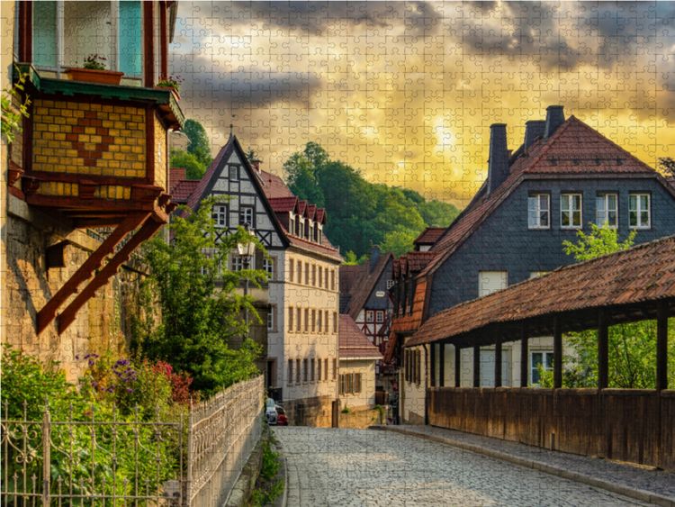 Produktbild: CALVENDO Puzzle Strauer Torweg | 1000 Teile Lege-Gr&ouml;&szlig;e 64x48cm Foto-Puzzle f&uuml;r gl&uuml;ckliche Stunden