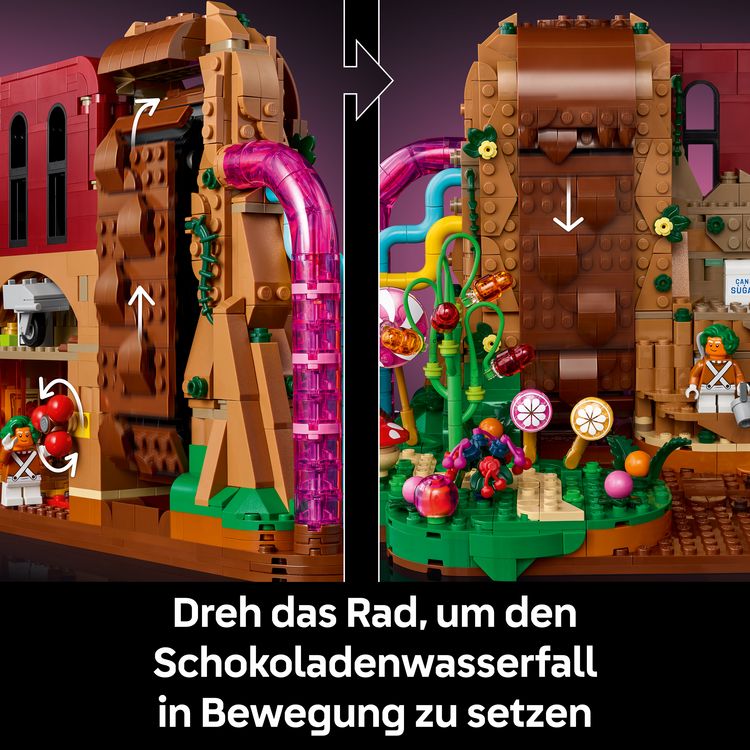 Produktbild: LEGO Ideas 21360 Willy Wonka und die Schokoladenfabrik, Modellbau
