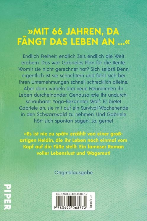 Produktbild: Es ist nie zu sp&auml;t