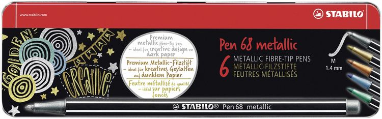 Produktbild: STABILO Filzstift Pen 68 metallic