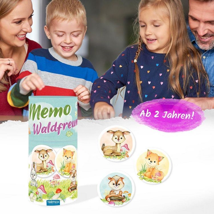 Produktbild: Tr&ouml;tsch Memo Spiel Waldfreunde