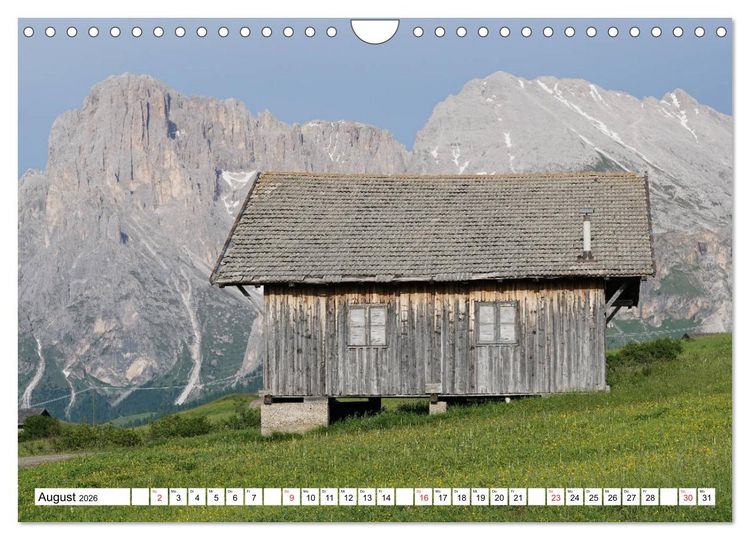 Produktbild: Seiser Alm Sommer (Wandkalender 2026 DIN A4 quer), CALVENDO Monatskalender