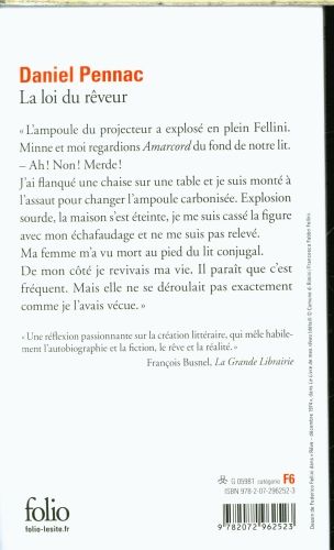 Produktbild: Pennac, D: Loi Du Reveur