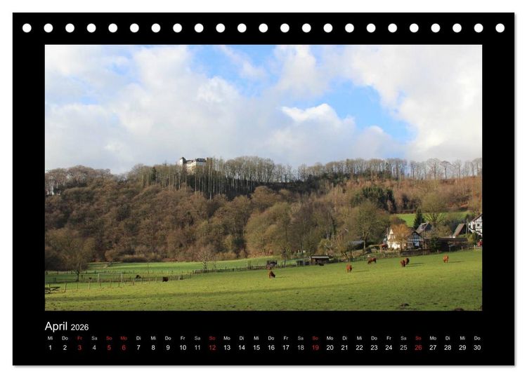 Produktbild: Impressionen vom Solinger Klingenpfad (Tischkalender 2026 DIN A5 quer), CALVENDO Monatskalender