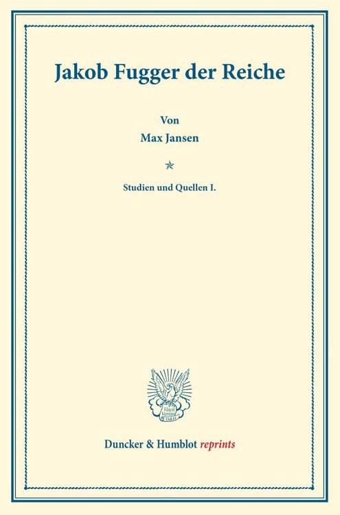 Produktbild: Jakob Fugger der Reiche.
