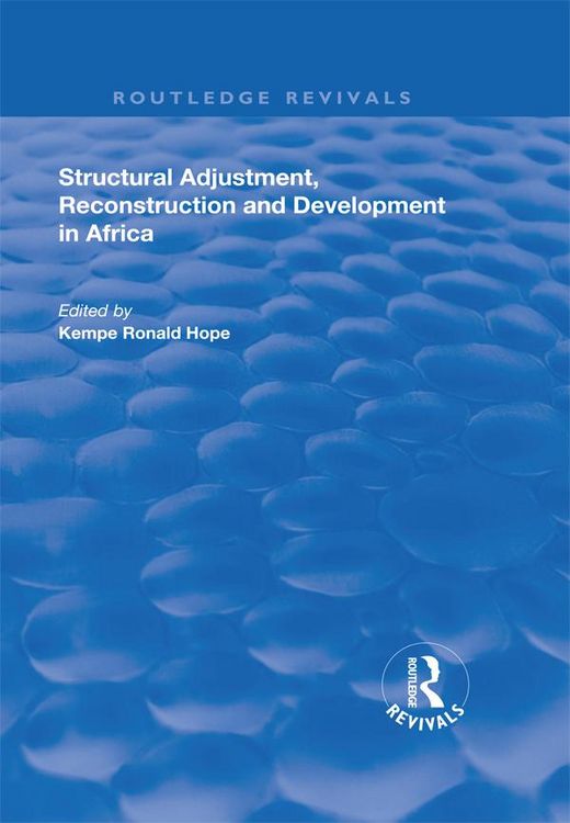 Produktbild: Structural Adjustment, Reconstruction and Development in Africa