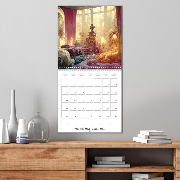 Produktbild: Rococo rooms (Wall Calendar 2026 12 &times; 12 Inch) CALVENDO 12 Month Wall Calendar