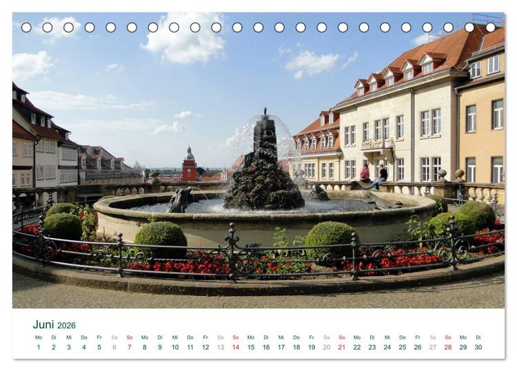 Produktbild: Residenzstadt GOTHA (Tischkalender 2026 DIN A5 quer), CALVENDO Monatskalender
