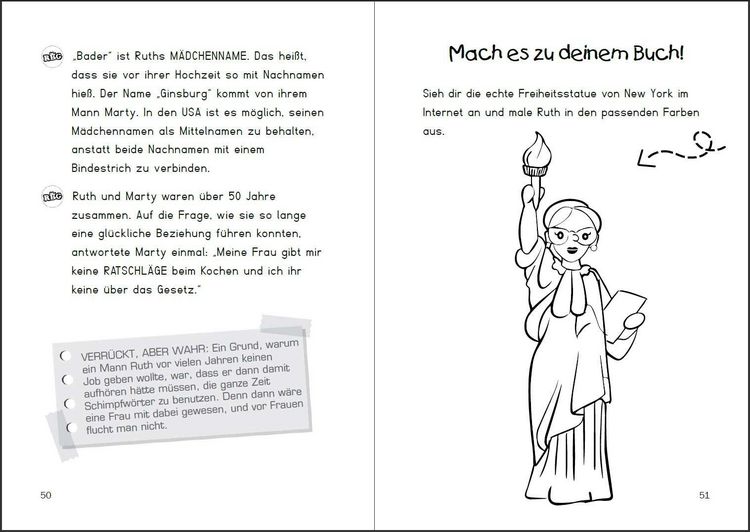 Produktbild: Ruth Bader Ginsburg - Richterin f&uuml;r Gerechtigkeit